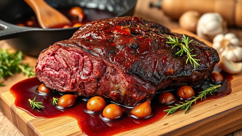 braised eye round recipe