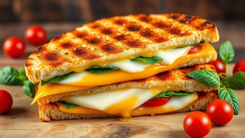 cheesy grilled sandwich delight