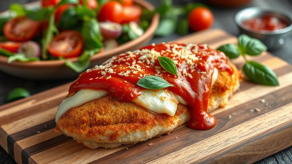 crispy breaded chicken dish