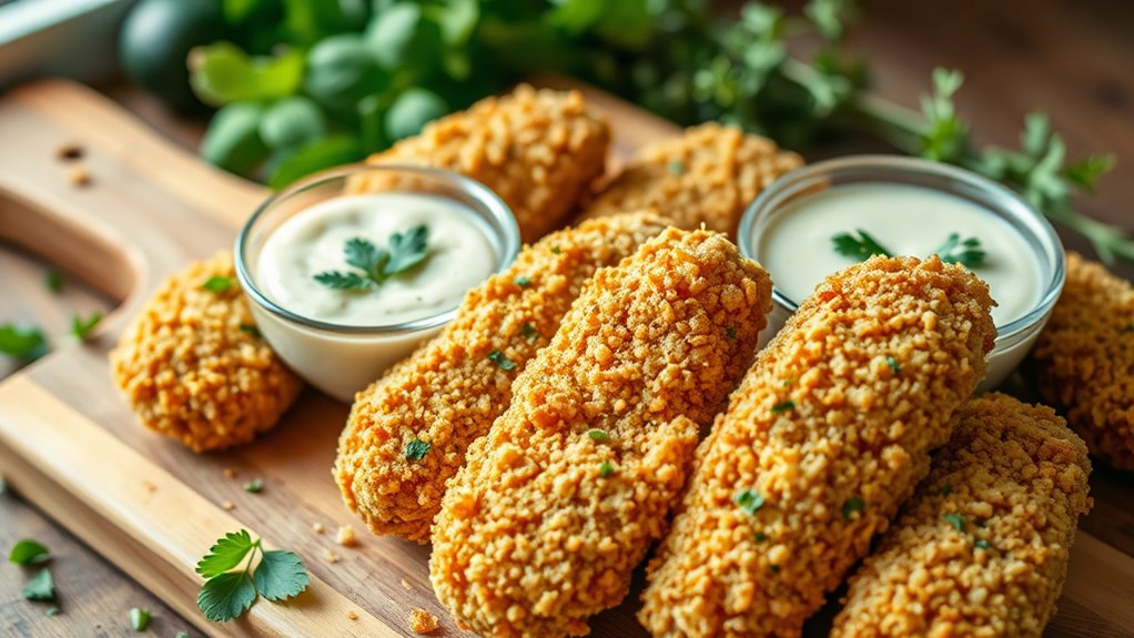 crispy parmesan herb chicken