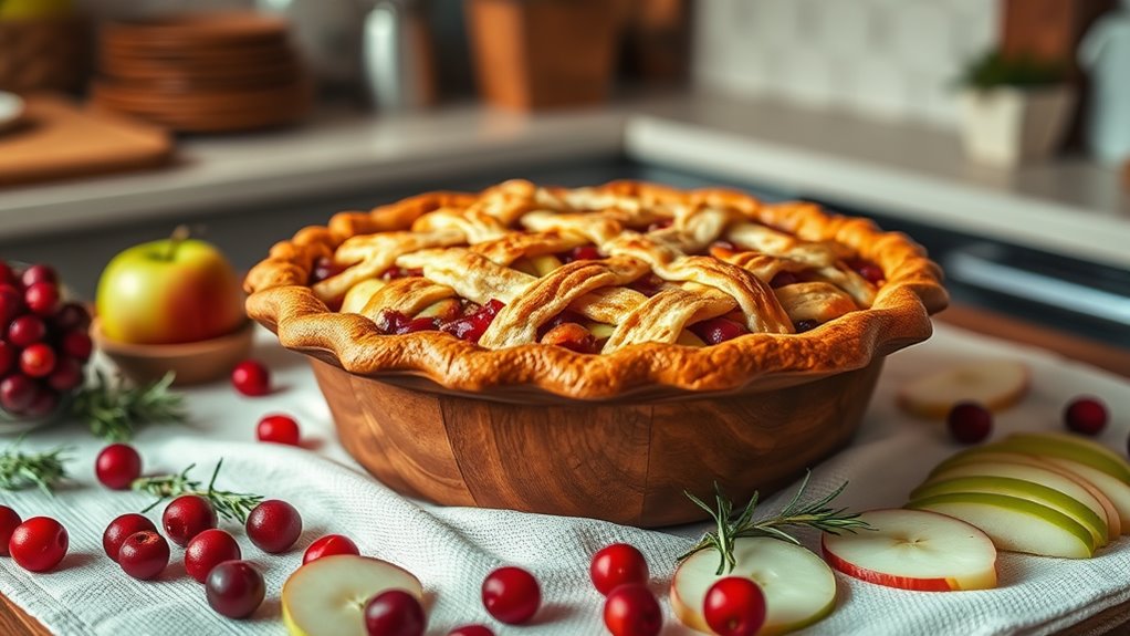 delicious apple cranberry dessert