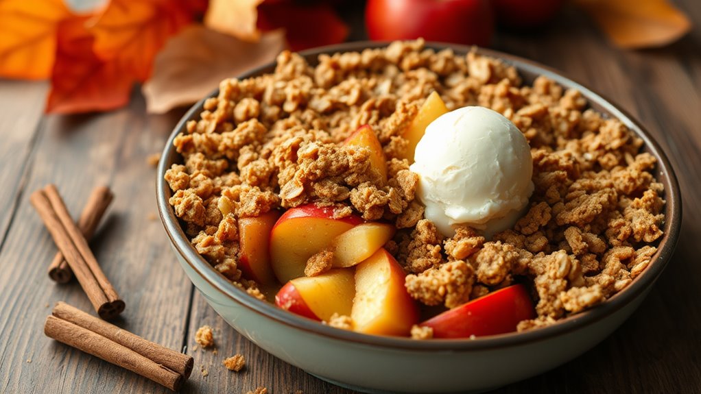 delicious baked apple dessert