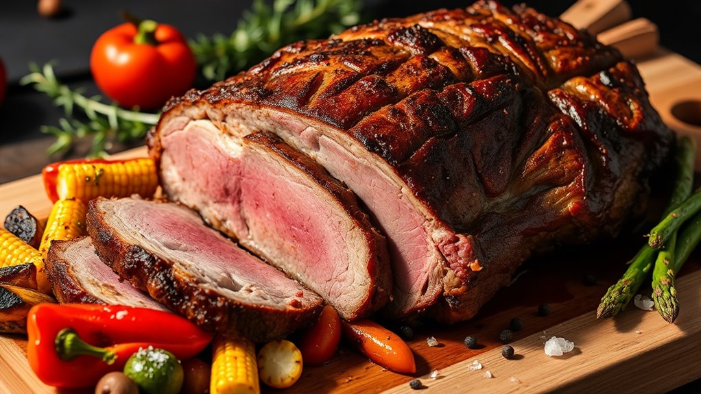flavorful smoked beef roast