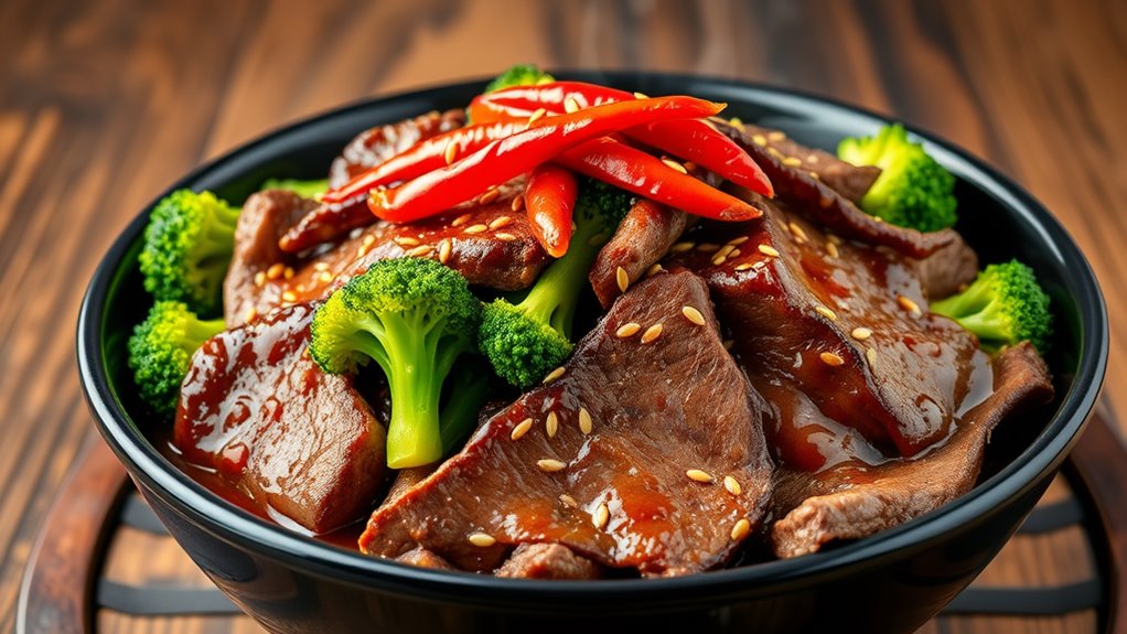 flavorful stir fry dish