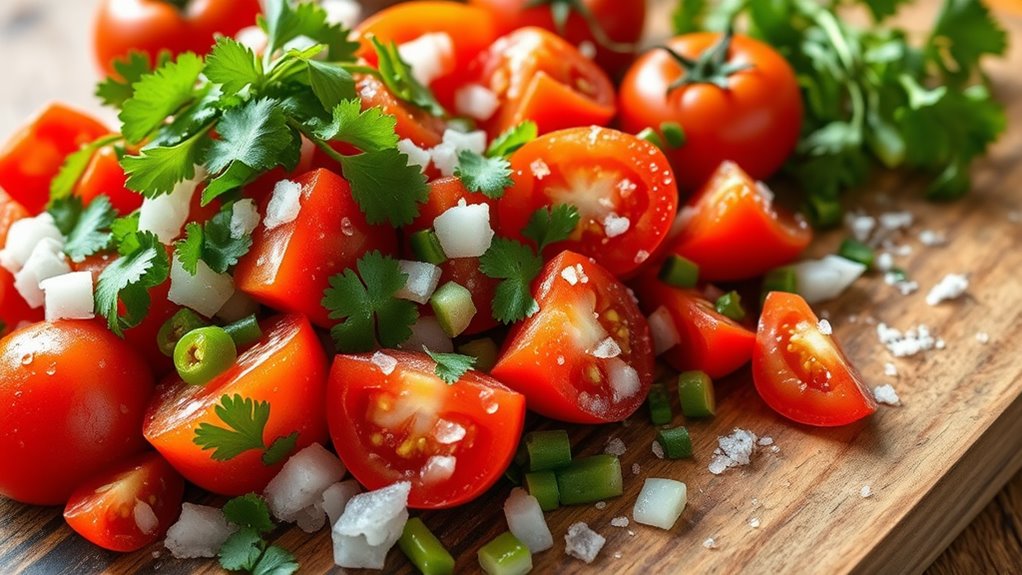 fresh tangy tomato salsa