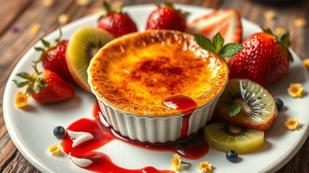fruit infused creamy dessert