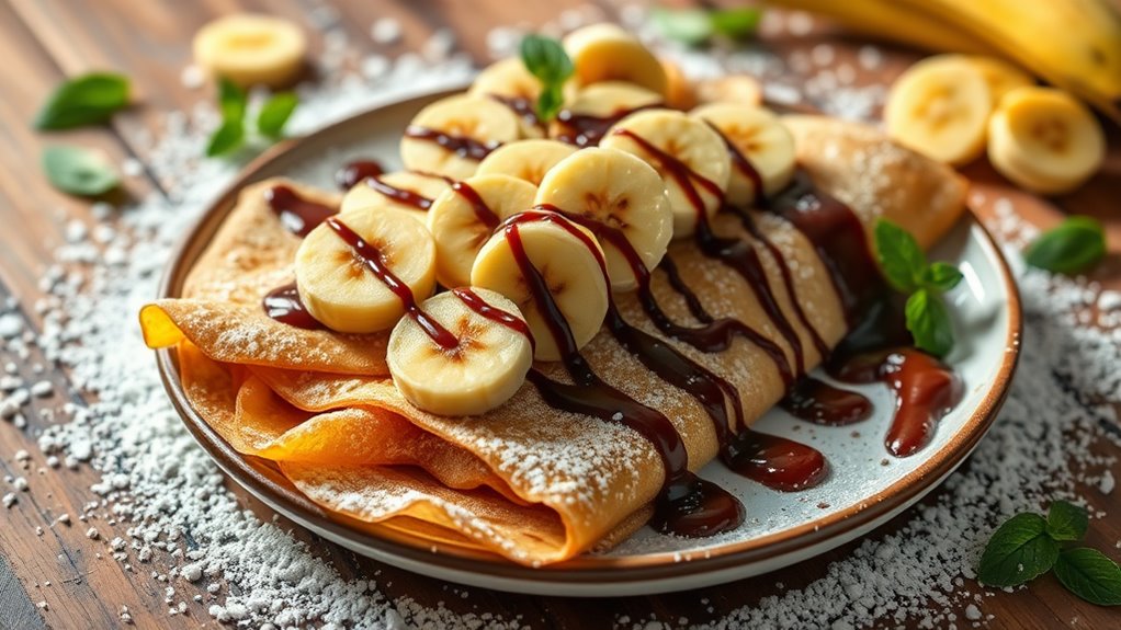 nutella banana crepes recipe
