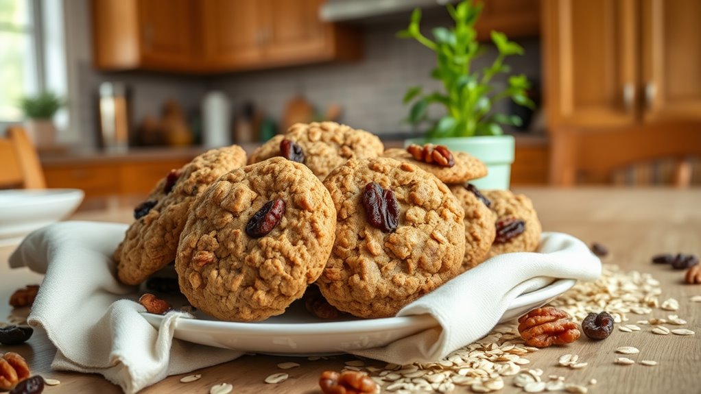 nutritious oatmeal raisin cookies