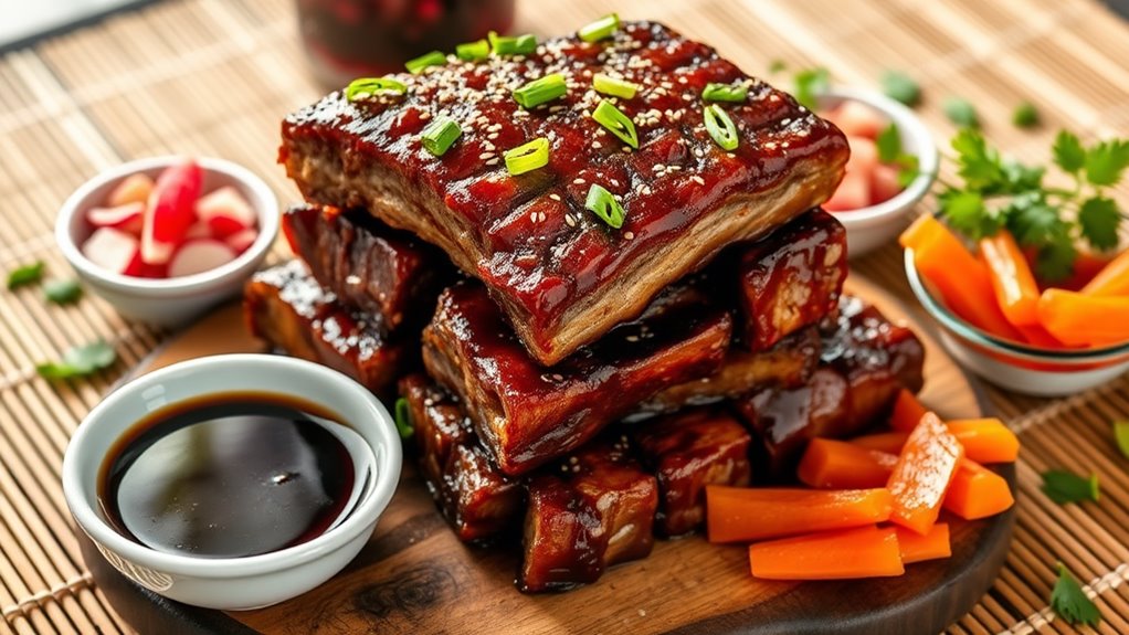 savory asian bbq ribs
