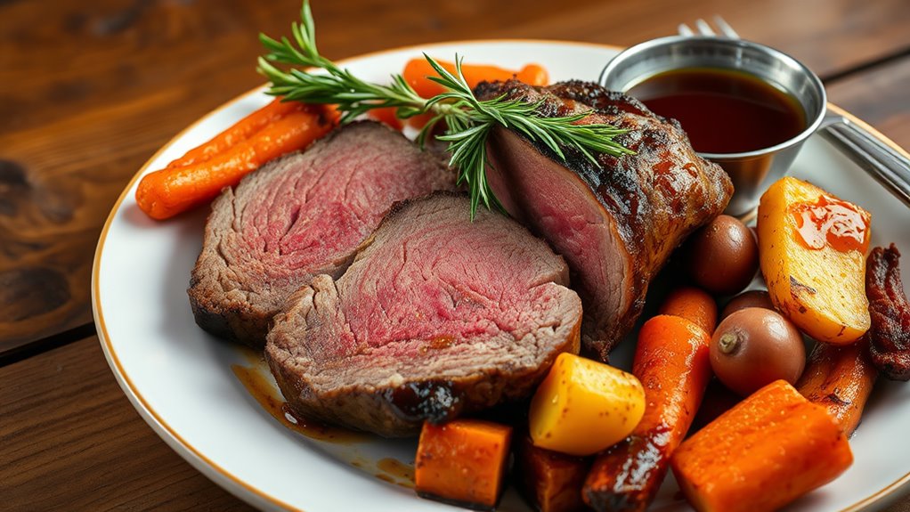slow cooked eye round roast