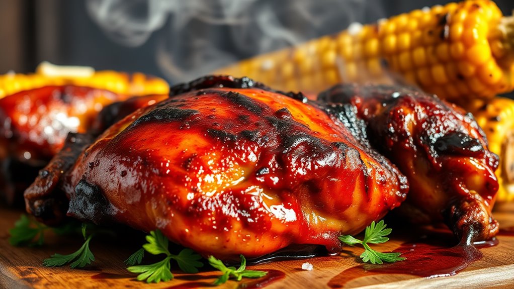 smoky flavor bbq chicken