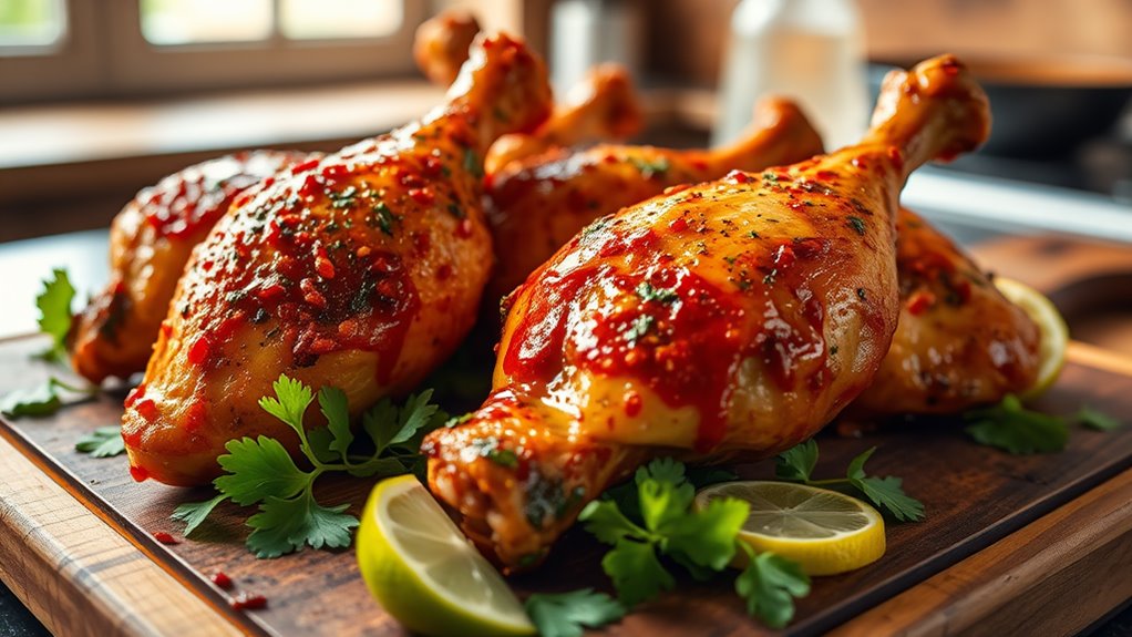 spicy baked chicken legs