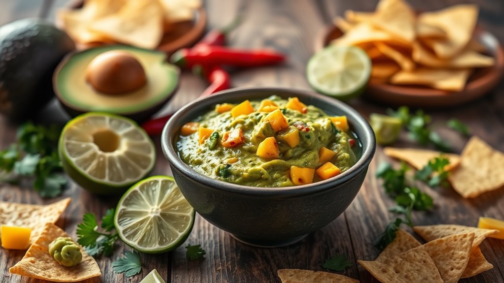 spicy mango guacamole recipe