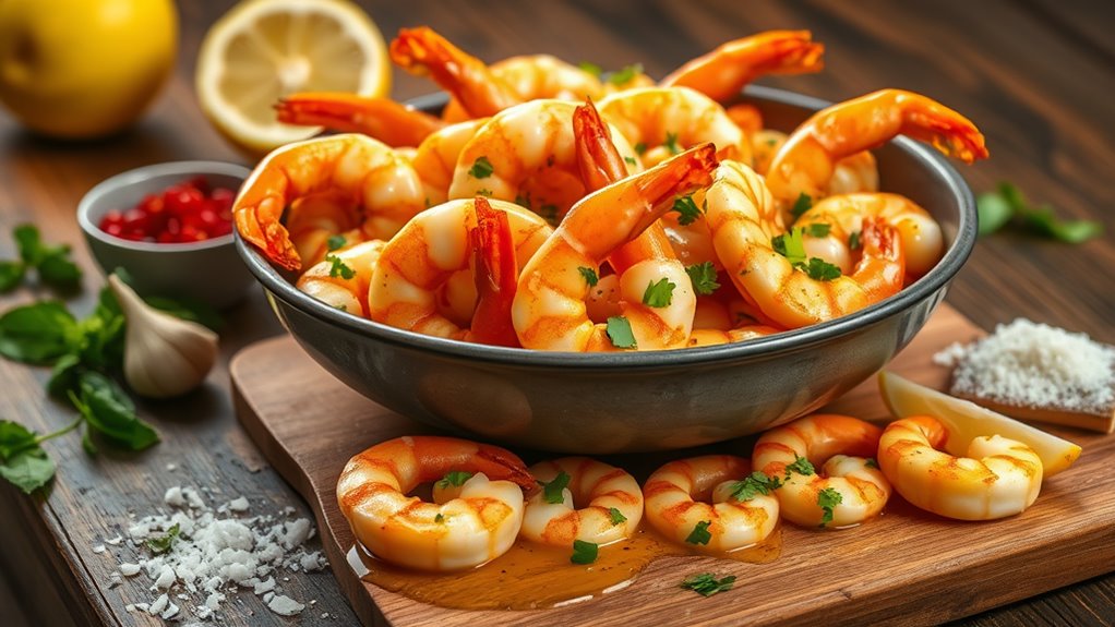 spicy shrimp pasta dish