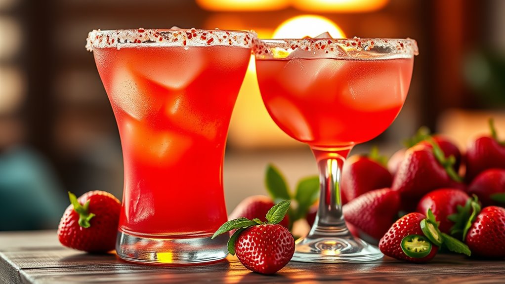 spicy strawberry cocktail recipe
