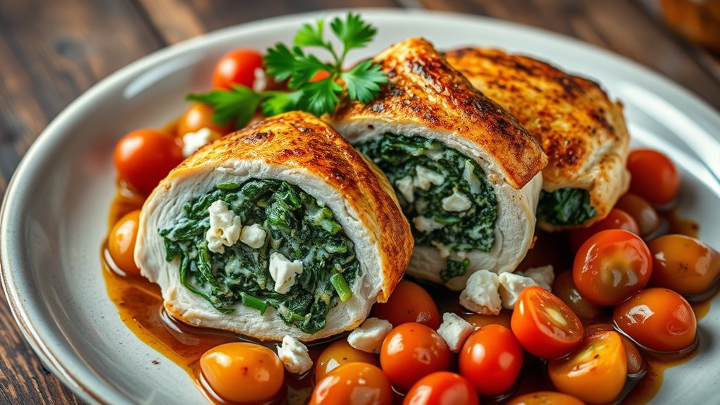 spinach and feta chicken