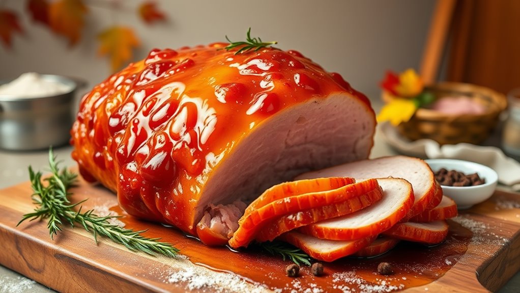 sweet and savory ham