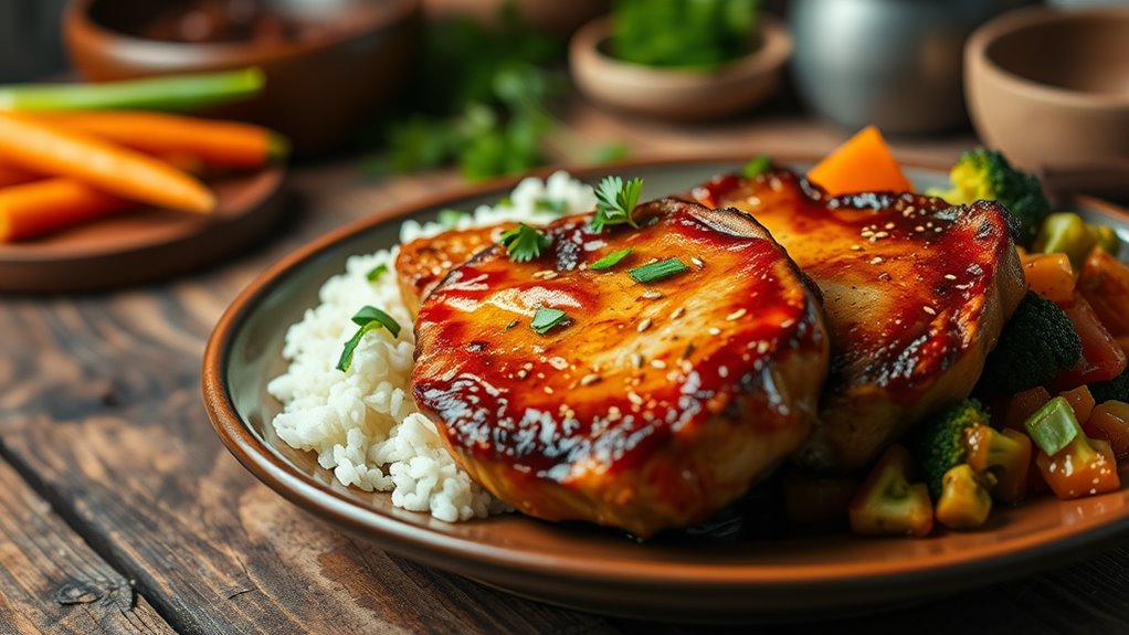 sweet and savory pork
