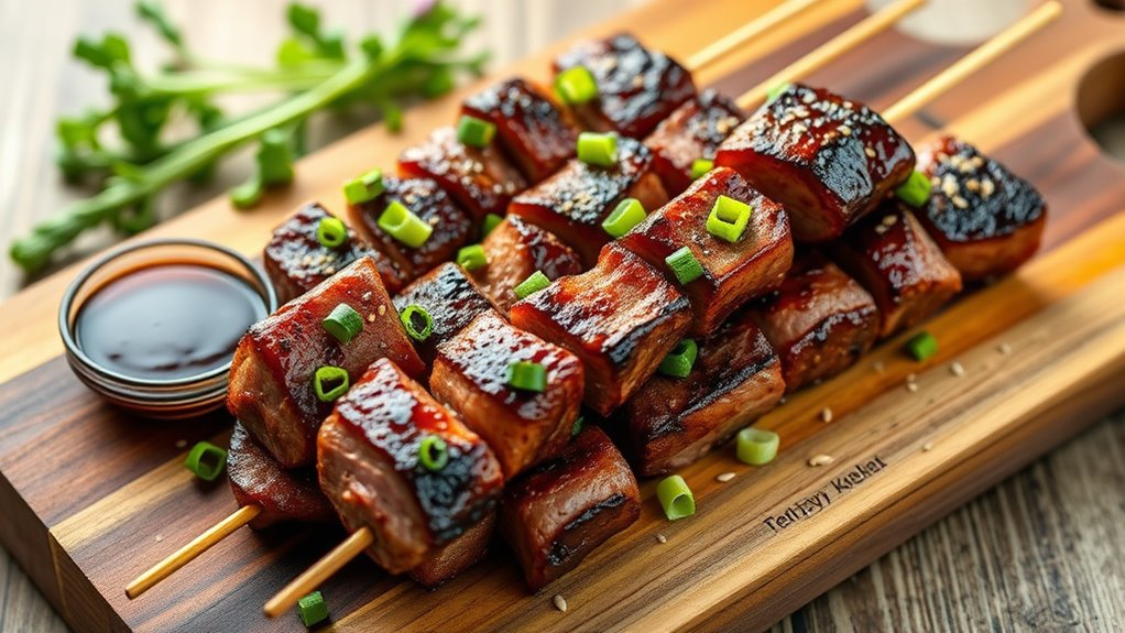 teriyaki tenderloin skewers recipe