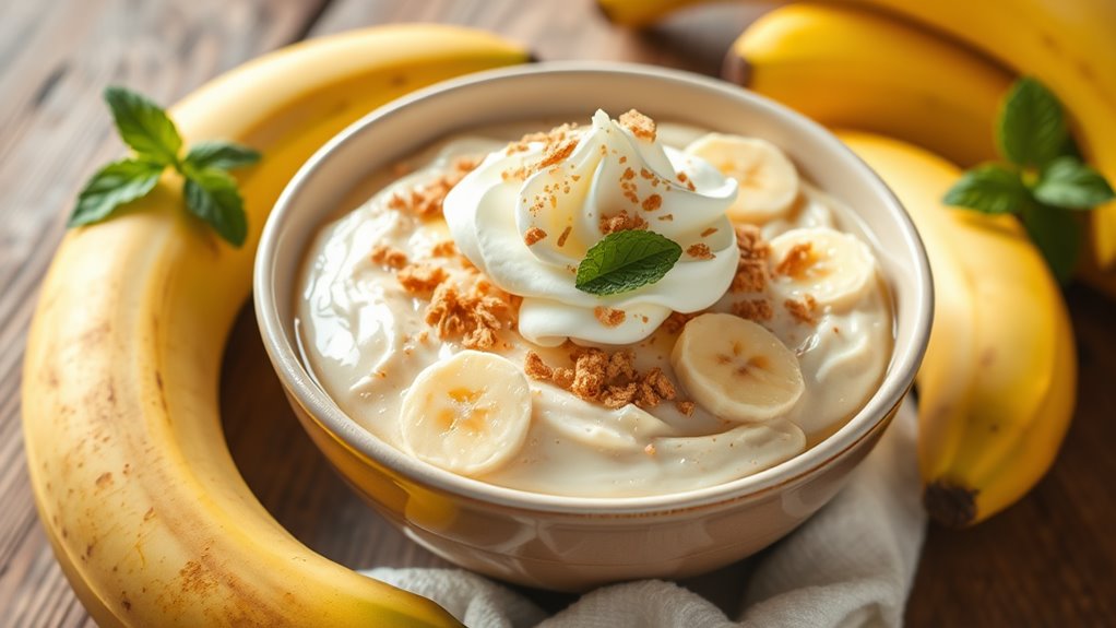 vegan dessert with bananas