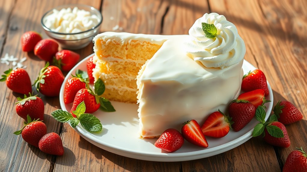 vegan milk soaked cake