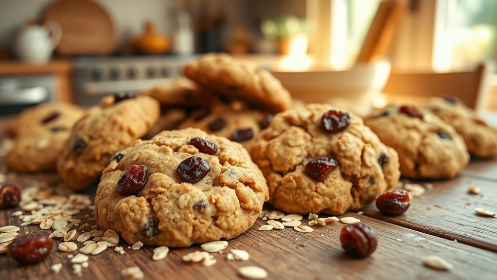 vegan oatmeal raisin cookies