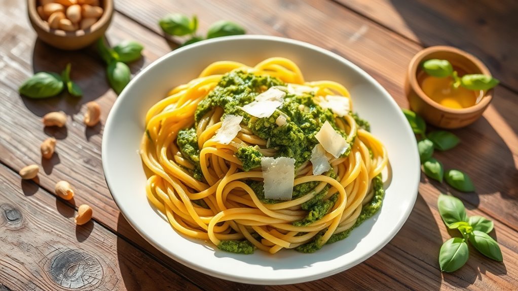 basil pesto pasta recipe