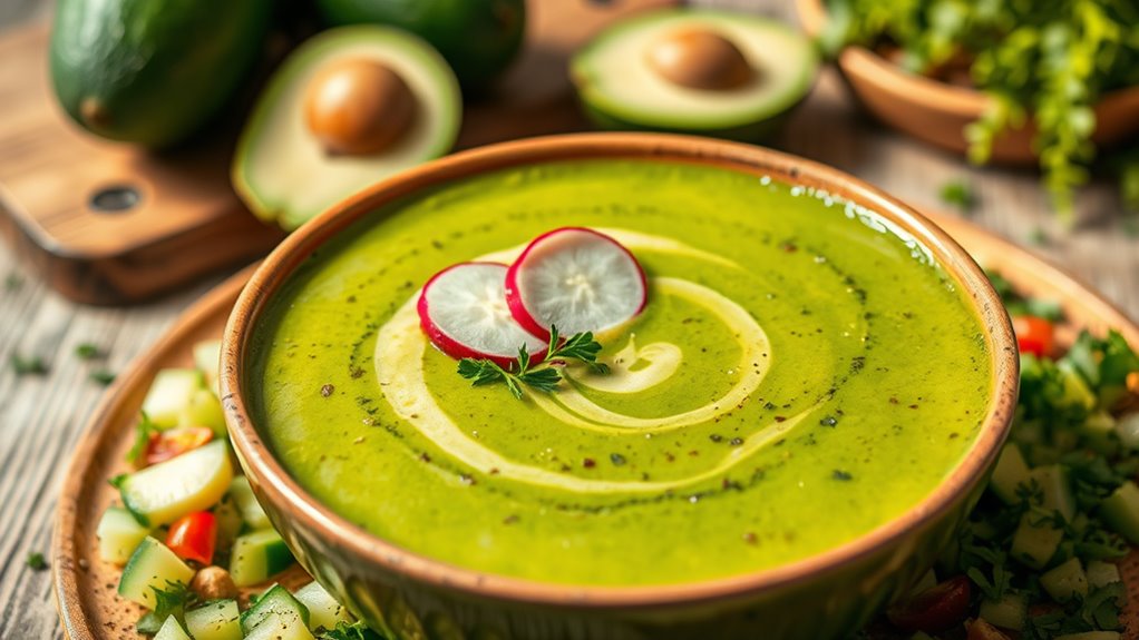 chilled vegetable soup recipe