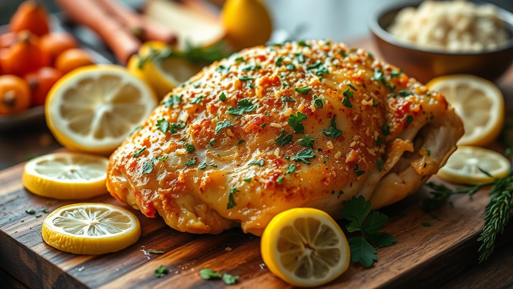 delicious baked chicken thighs