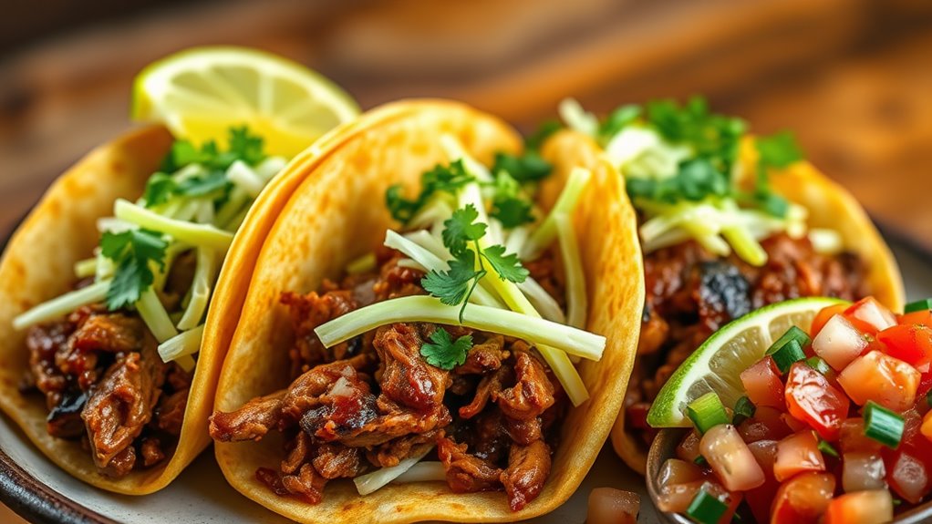 flavorful pulled pork tacos