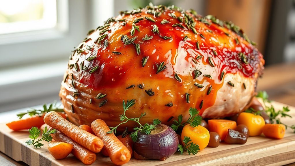 herb crusted baked ham recipe