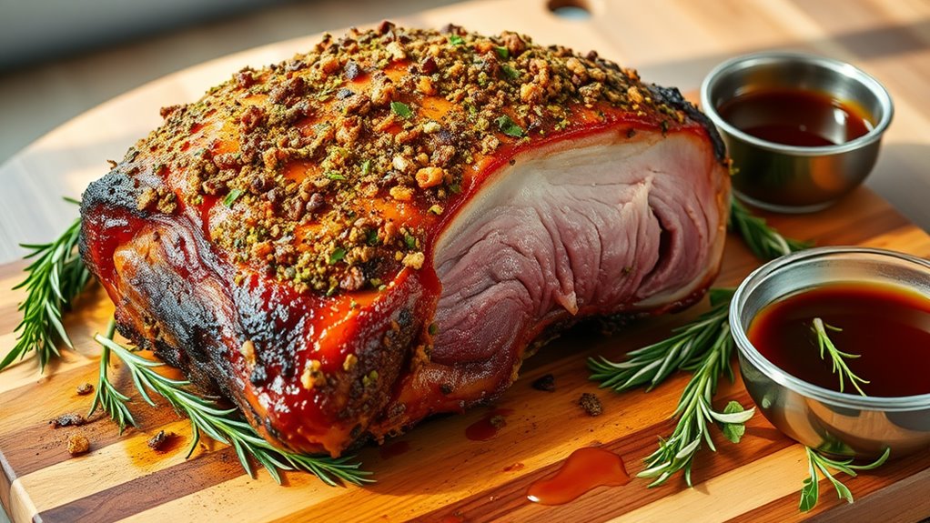 herb crusted roast recipe