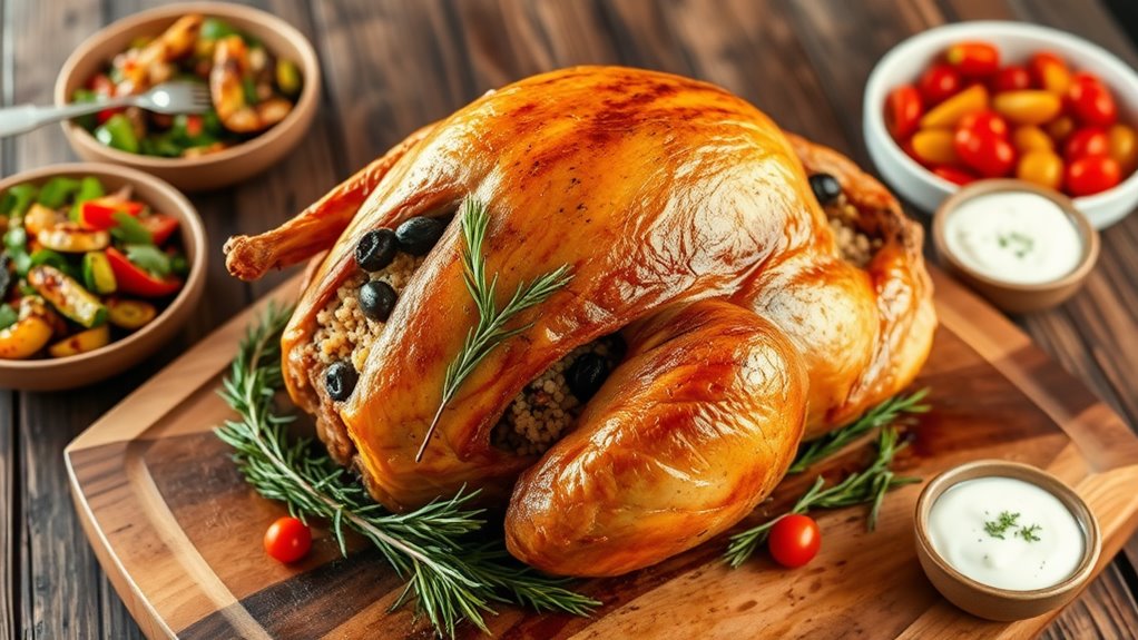 mediterranean stuffed turkey recipe