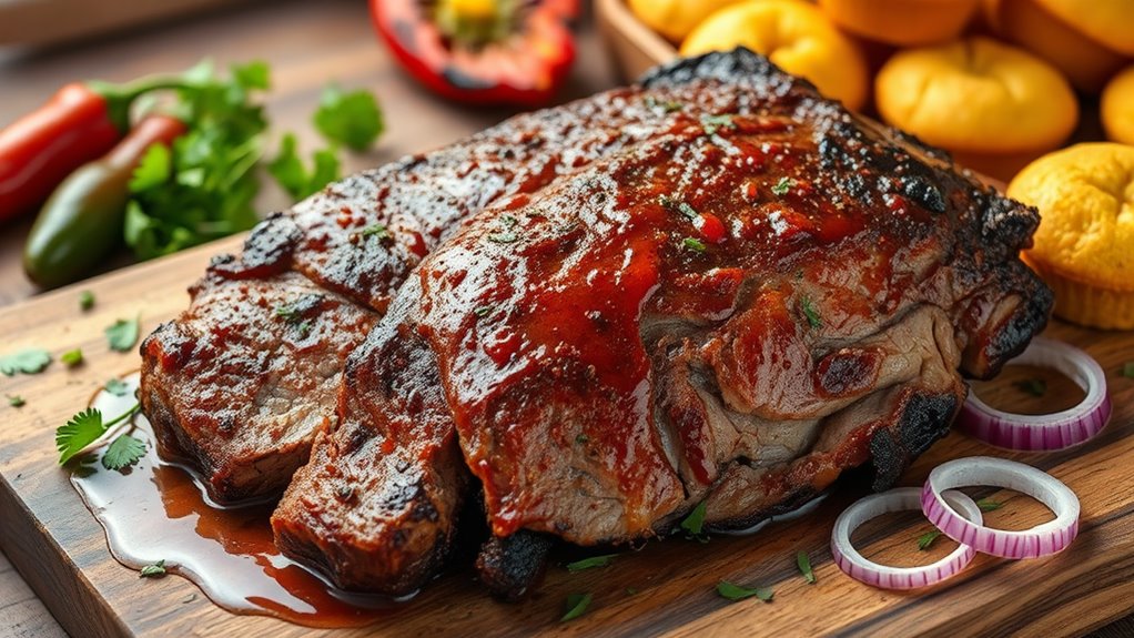 savory brisket with spice