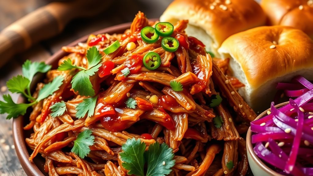 savory tender pulled pork