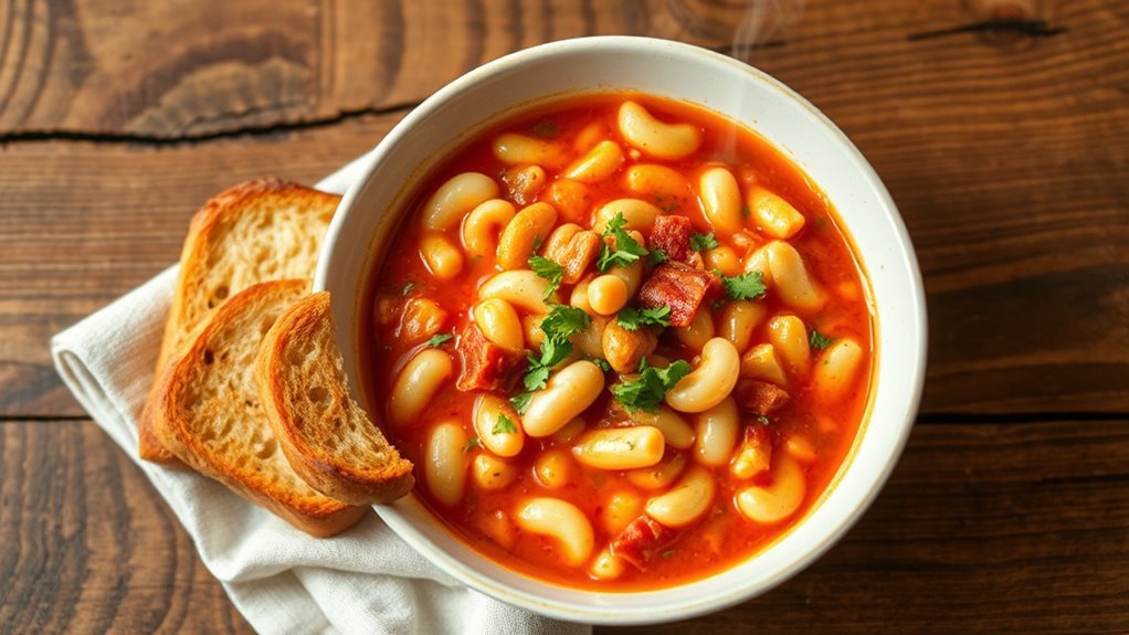 slow cooker pasta soup