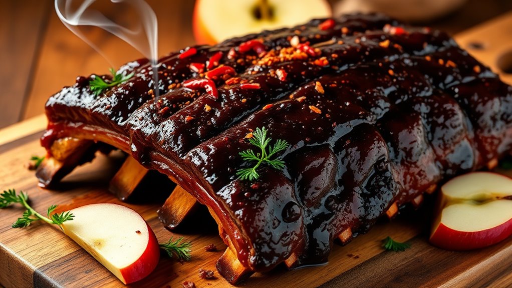 smoked ribs with spice