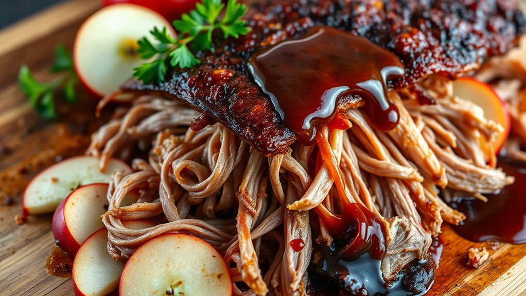 smoky tender pulled pork