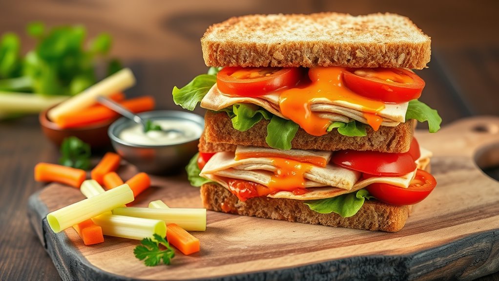 spicy turkey sandwich delight