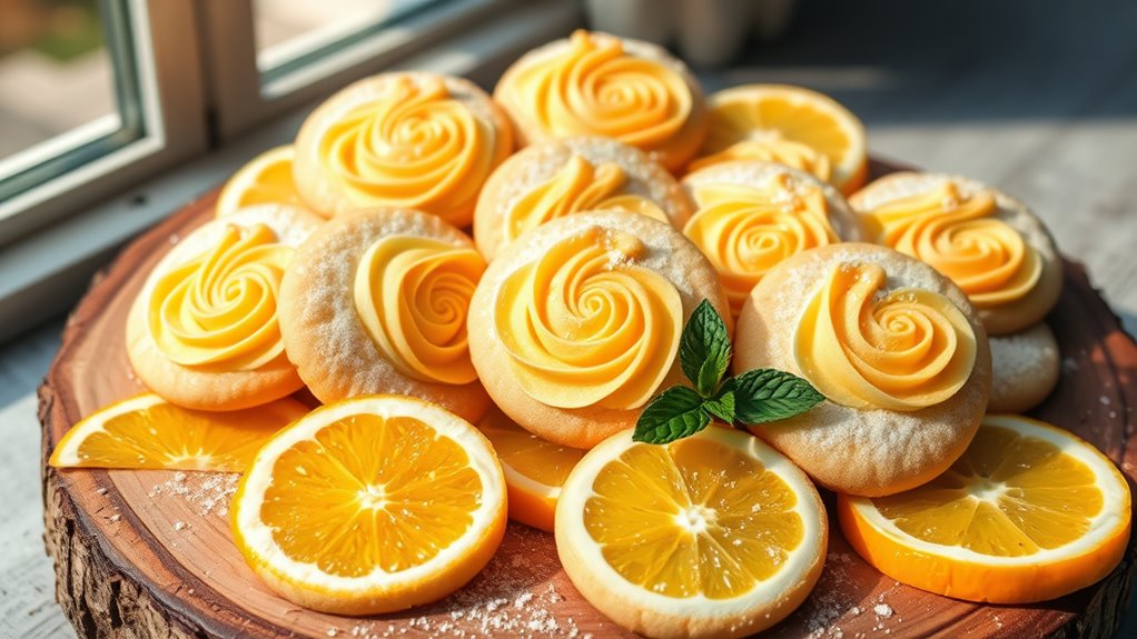 zesty citrus flavored sugar cookies