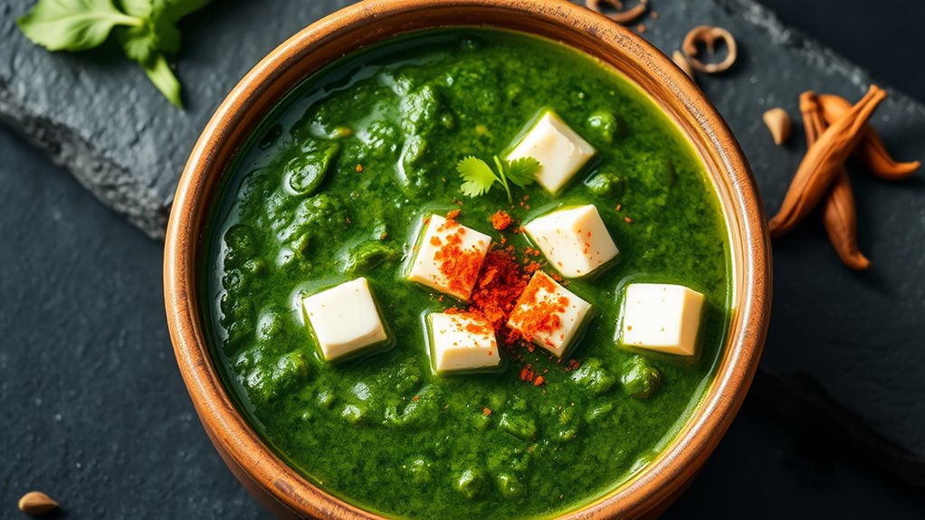 creamy spinach and cheese