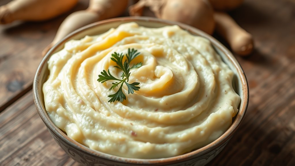 creamy turnip potato mash