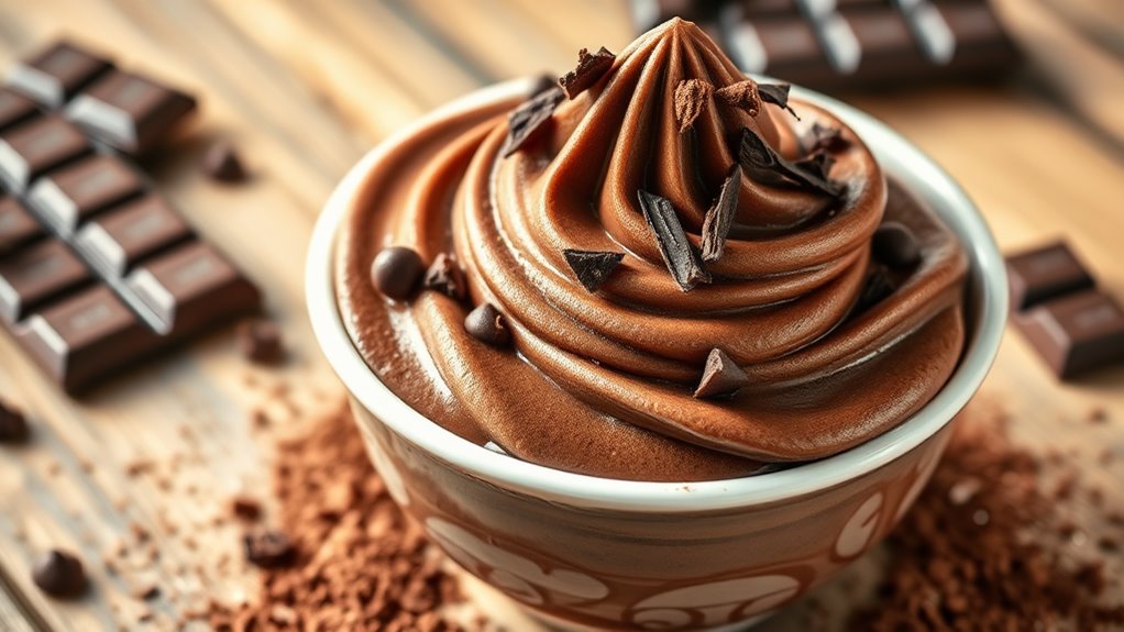 decadent chocolate frozen dessert