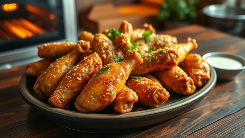 delicious baked chicken wings