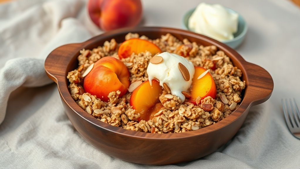 delicious peach crisp recipes