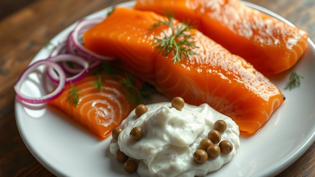 deliciously flavored smoked salmon
