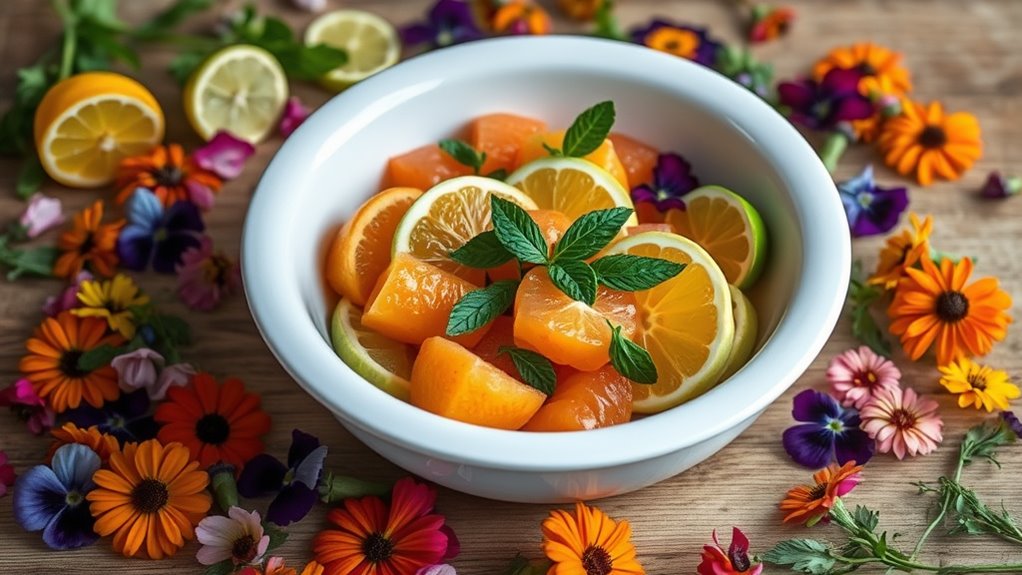 fresh and vibrant citrus salad