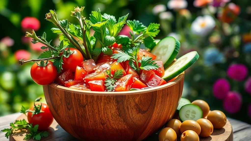 fresh garden inspired drink mix
