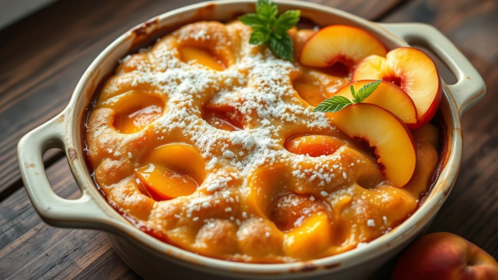 peach cobbler dessert recipe