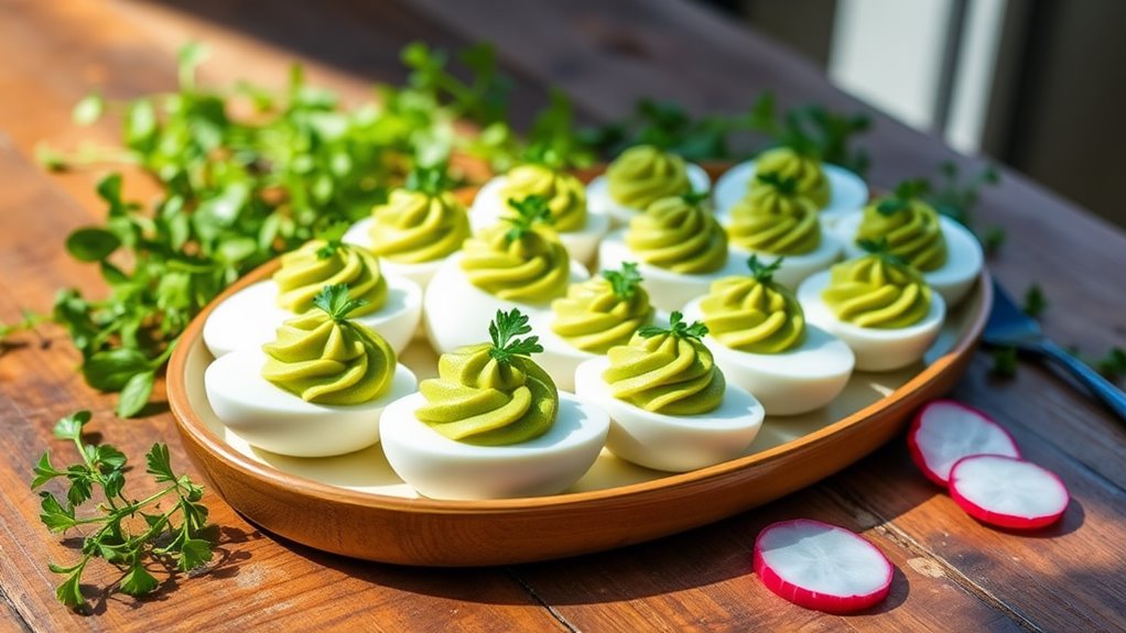5 Green Deviled Egg Recipes to Celebrate Shamrocks